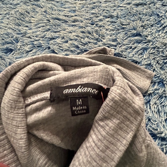 Grey Turtleneck Bodysuit - Picture 2 of 3